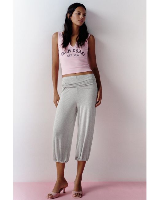 Pull&Bear Multicolor Capri Sarouel Trousers