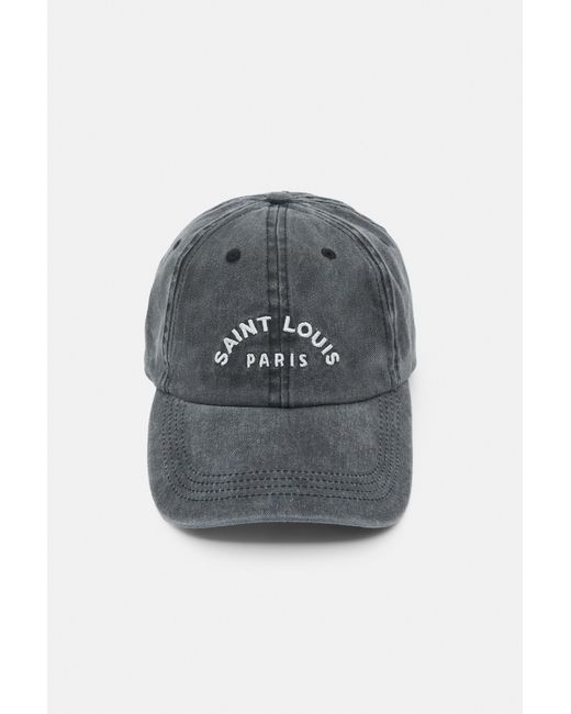 Pull&Bear Gray Saint Louis Paris Cap