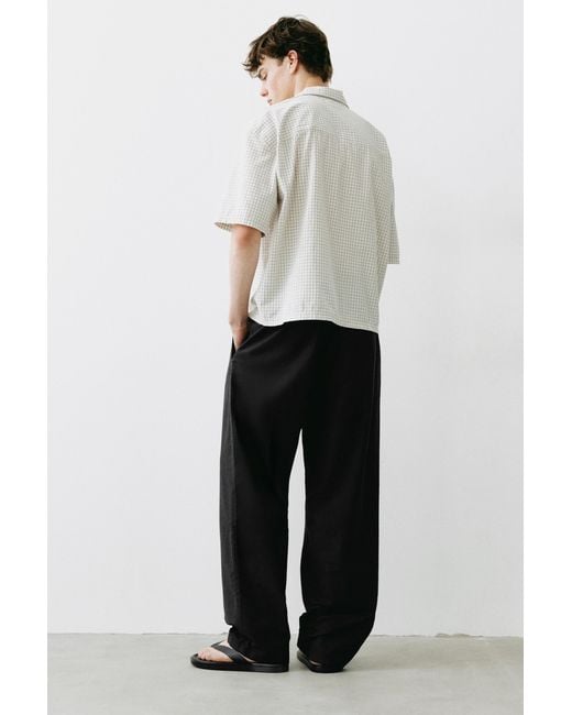 Pull&Bear White Rustic Joggers for men