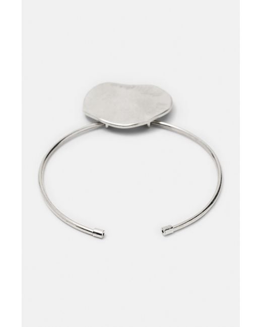 Collier Rigide Avec Pendentif Pull&Bear en coloris White