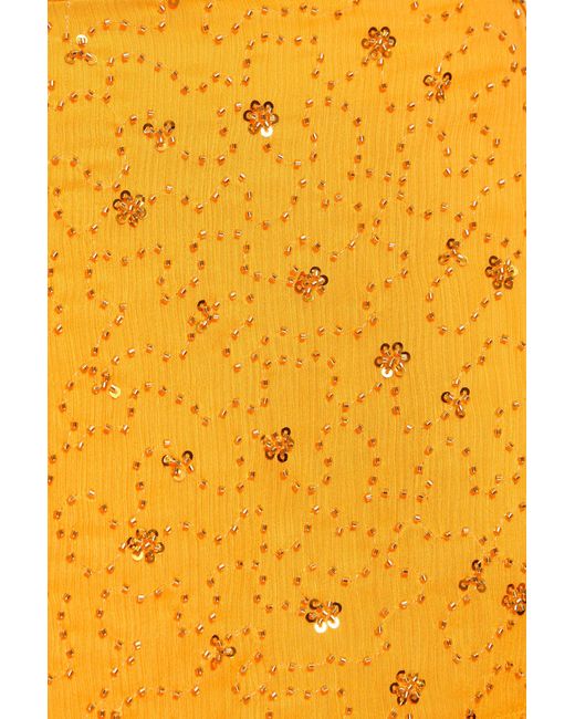 Minijupe À Paillettes Pull&Bear en coloris Orange
