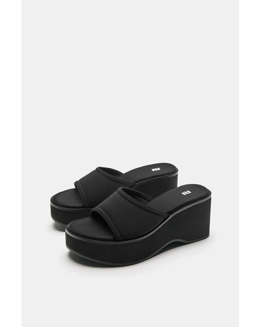 Sandali Zeppa Con Plateau di Pull&Bear in Red