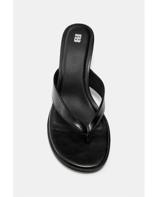 Pull&Bear Black High-Heel Sandals