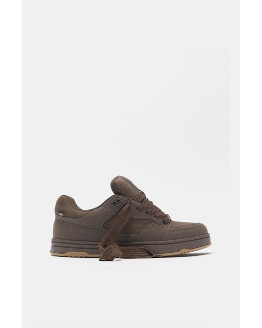Pull&Bear Black Stwd Skate Trainers for men