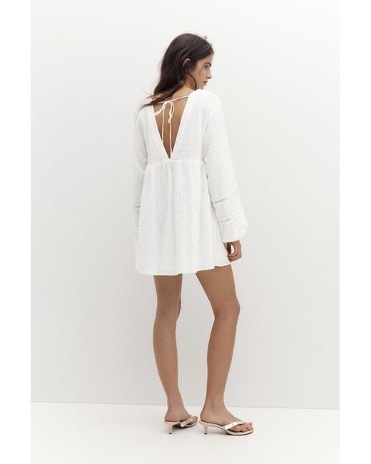 Pull&Bear Blue Short Dress
