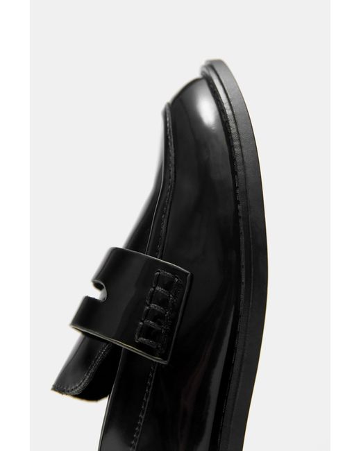 Pull&Bear Black Mokassins