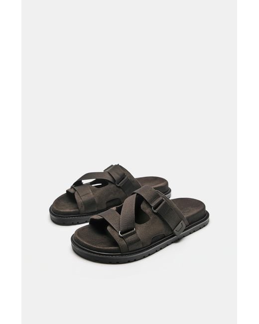 Sandales Techniques Pull&Bear pour homme en coloris White