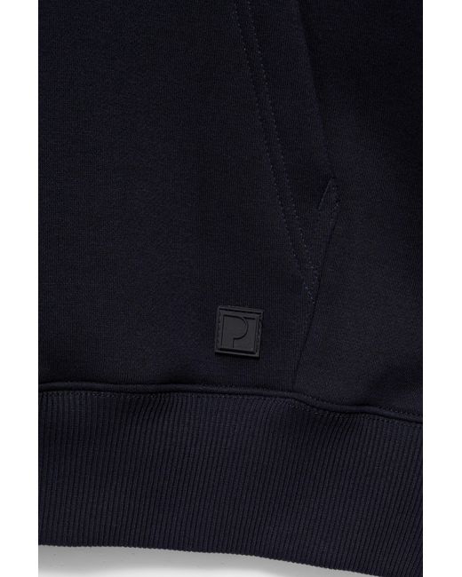 Felpa Basic Con Cappuccio di Pull&Bear in Blue da Uomo