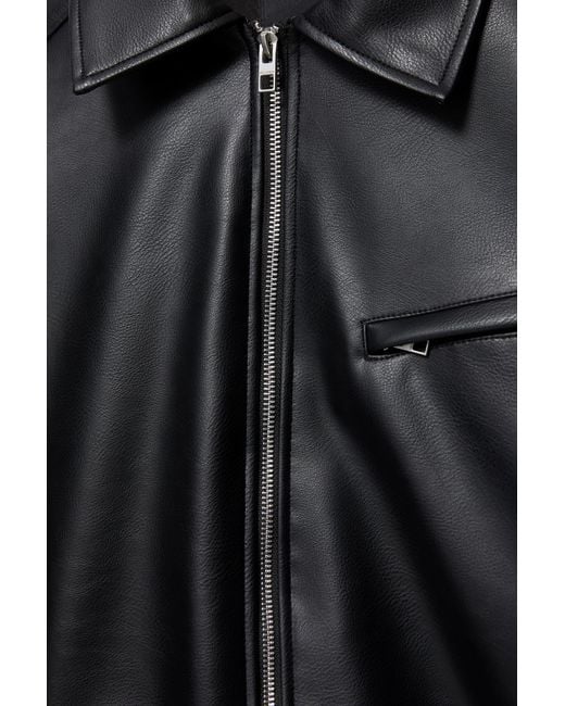 Pull&Bear Dad Jack Met Leereffect in het Black