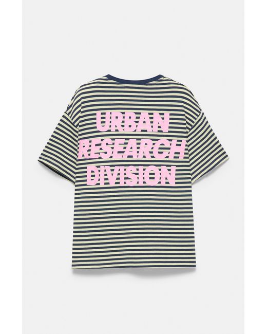 Pull&Bear Multicolor Striped T-Shirt With Text