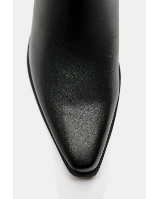 Pull&Bear Black Cowboy-Stiefel