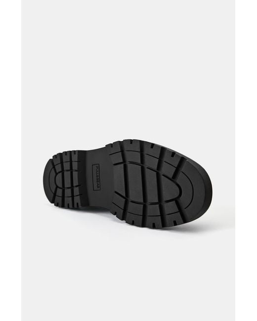 Stivali Con Lacci di Pull&Bear in Black da Uomo