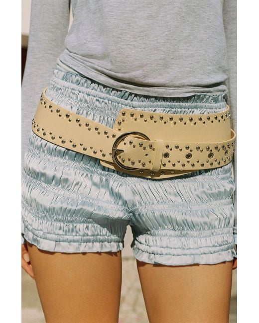 Pull&Bear Multicolor Wide Studded Belt