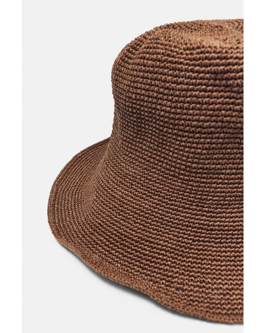 Pull&Bear Brown Braided Hat