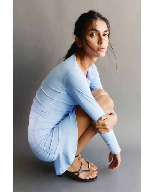 Pull&Bear Brown Heeled Sandals With Strap Detail