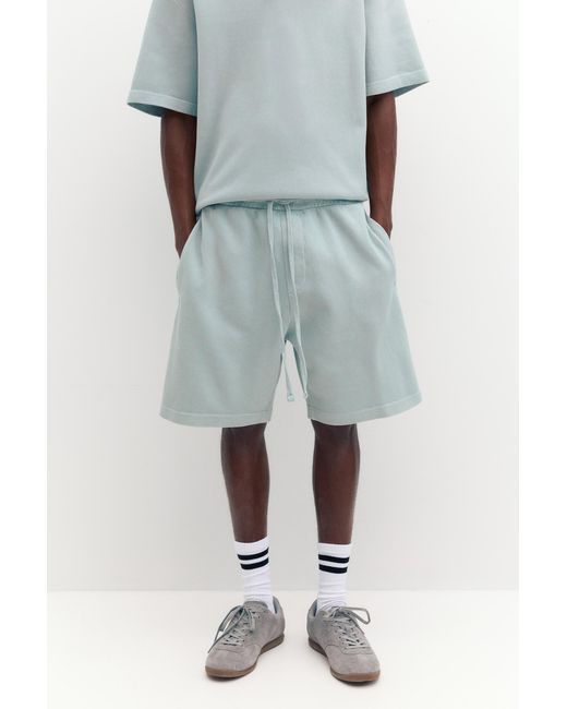 Short Jogging Piqué Pull&Bear pour homme en coloris Blue