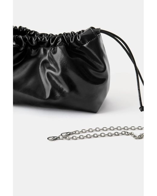 Pull&Bear Black Beuteltasche