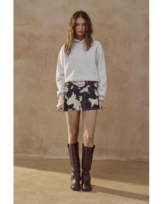 Pull&Bear Multicolor Studded Hoodie