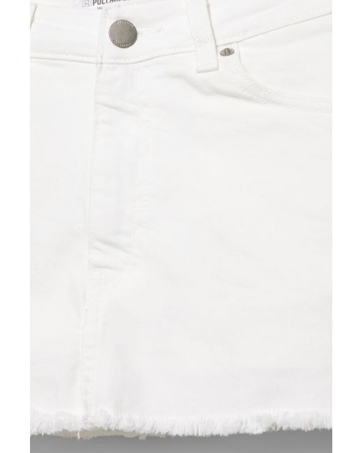Pull&Bear White Denim Skort
