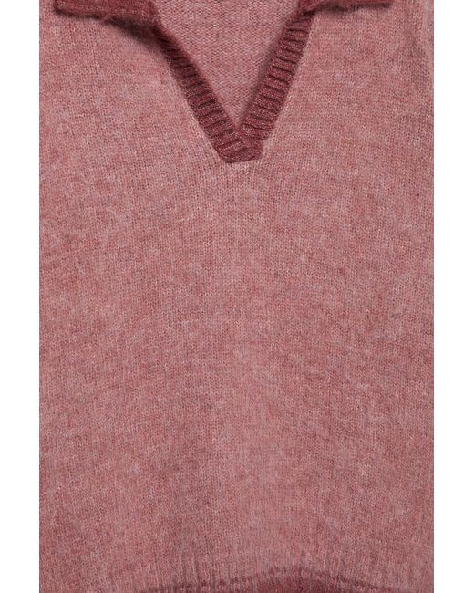 Pull Col Polo Pull&Bear en coloris Black
