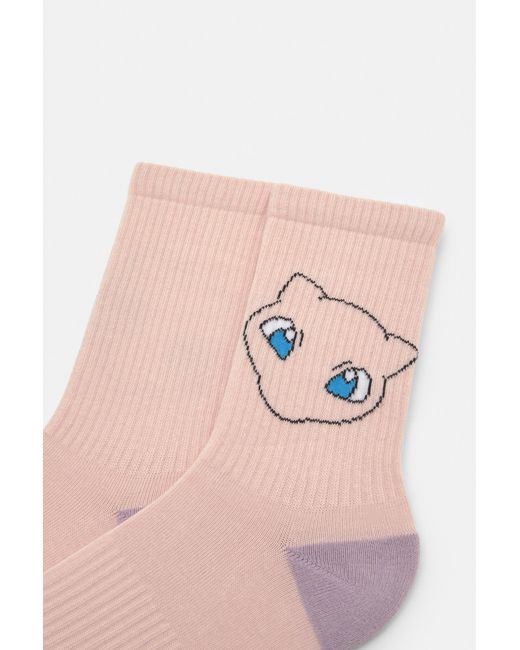 Pull&Bear Pink Pokémon Mew Socks for men