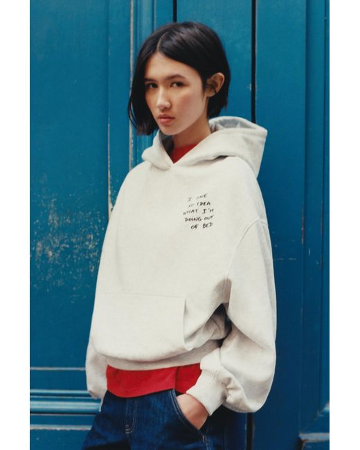 Pull&Bear Blue Thomas Lélu Hoodie