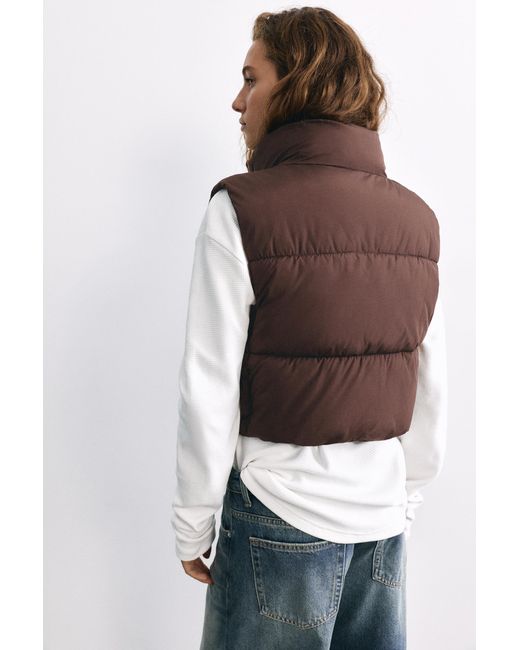 Pull&Bear Brown Steppweste