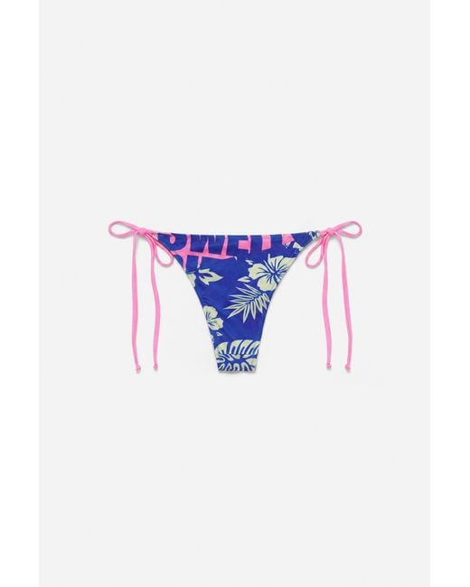 Pull&Bear Blue Pleasures X Stwd Bikini Bottoms