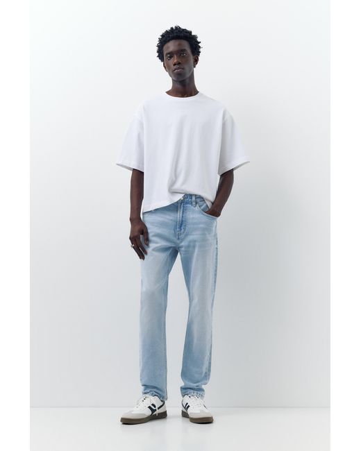 Pull&Bear Blue Slim Fit Jeans for men