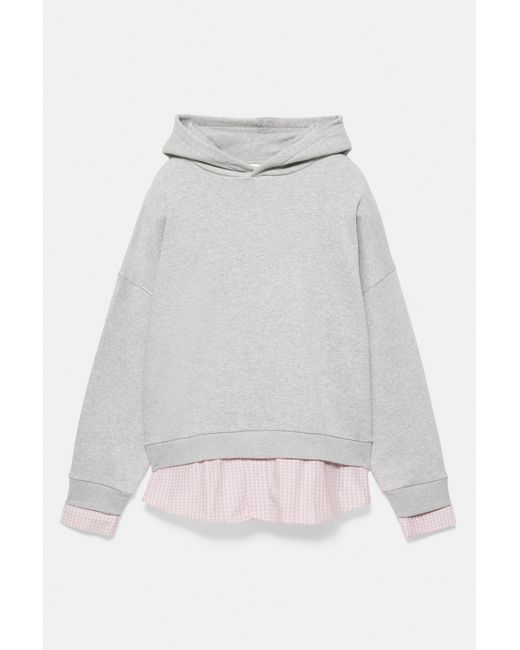 Pull&Bear Gecombineerde Hoodie in het Black