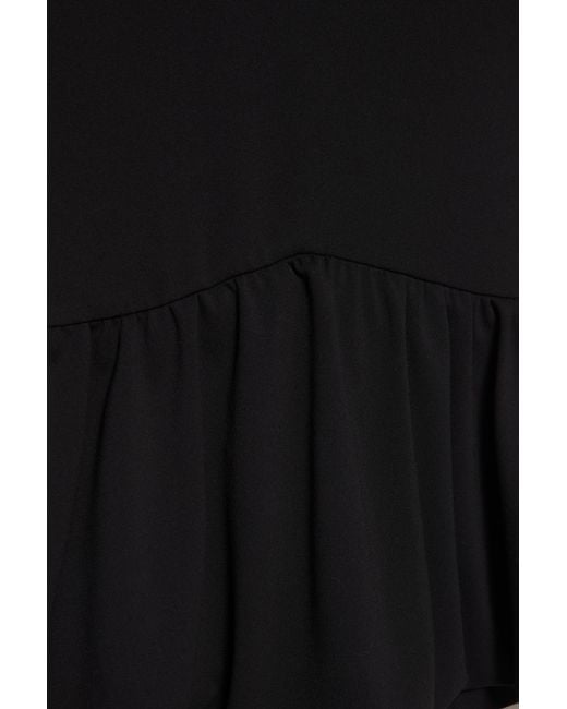 Pull&Bear Black Neckholder-Top Mit Schößchen