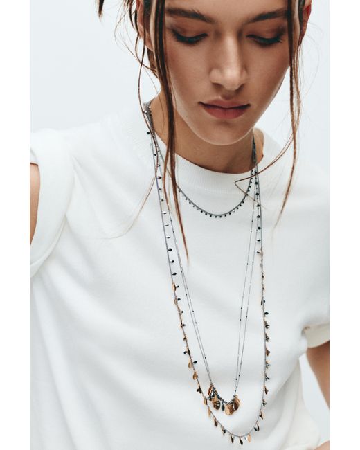 Pacco 3 Collane di Pull&Bear in White