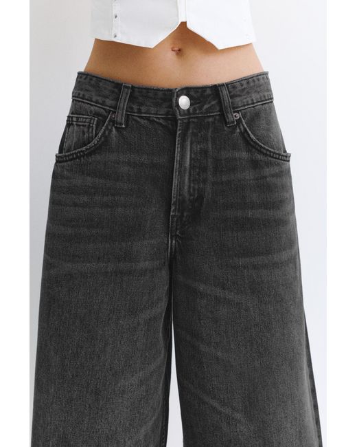 Pull&Bear Blue Low-Rise Denim Jorts