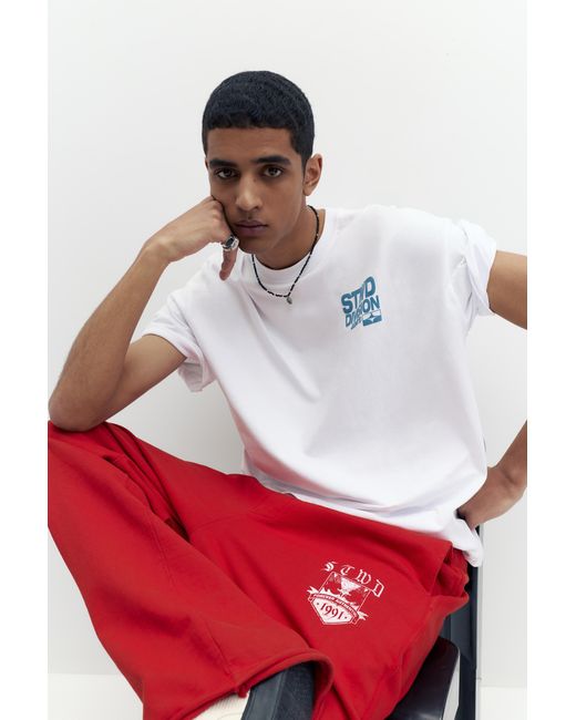 Pull&Bear Red Stwd Division T-Shirt for men