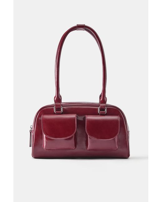 Borsa A Spalla Multipocket di Pull&Bear in Red