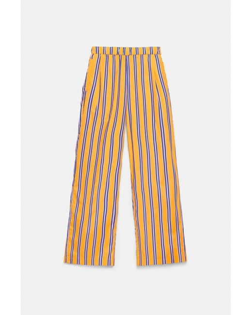 Pull&Bear Multicolor Striped Pyjama-Style Trousers