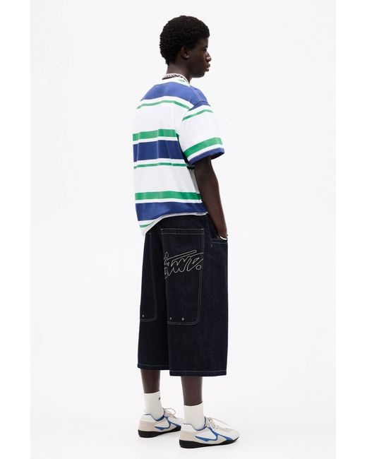 Pull&Bear Gestreiftes Stdw T-Shirt in Blue für Herren