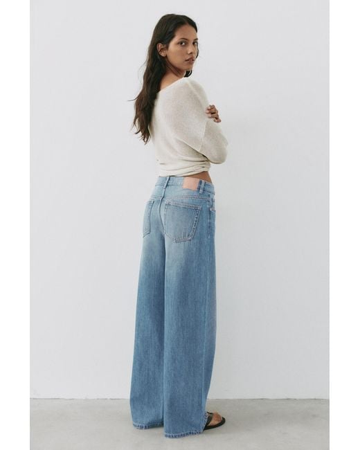 Jean Baggy Oversize Pull&Bear en coloris Blue