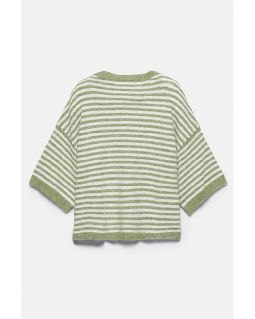 Pull&Bear Natural Kurzarm-Boxy-Pullover