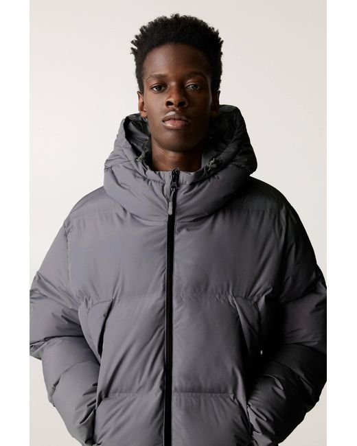 Pull&Bear Steppjacke Mit Kapuze in Blue für Herren