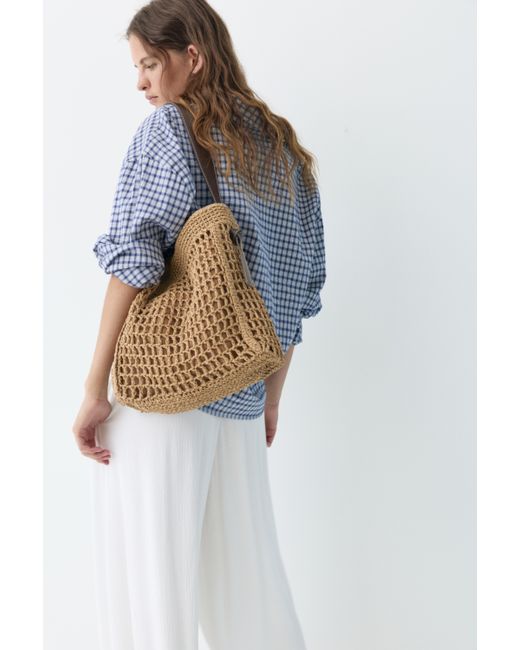 Borsa Shopper Intrecciata di Pull&Bear in Blue