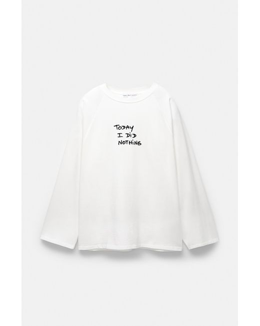 Pull&Bear Black Langarmshirt Thomas Lélu Mit Langen Ärmeln