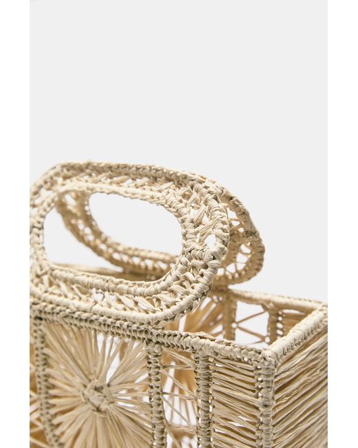 Pull&Bear Natural Square Handbag