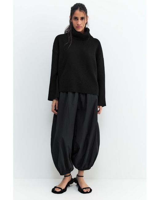 Pull&Bear Blue High Neck Jumper