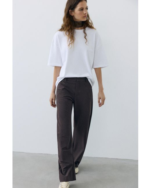 Pull&Bear Nette Broek in het Brown