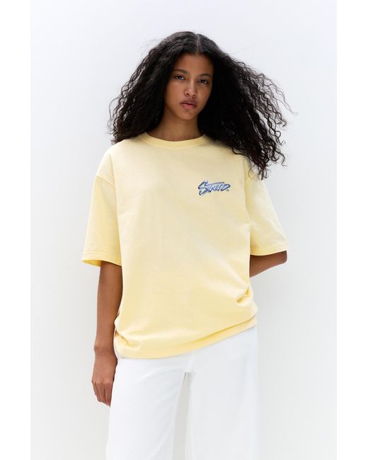 Pull&Bear Yellow Stwd Balloon T-Shirt