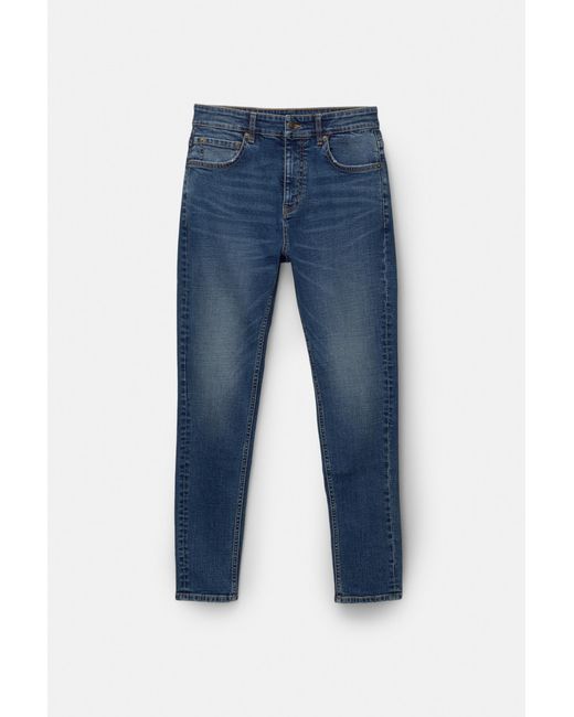 Pull&Bear Basic Skinny Jeans in het Blue voor heren