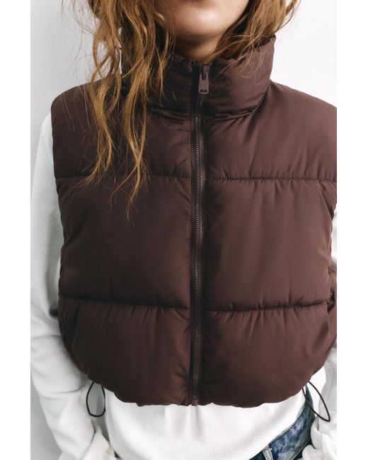 Pull&Bear Brown Steppweste