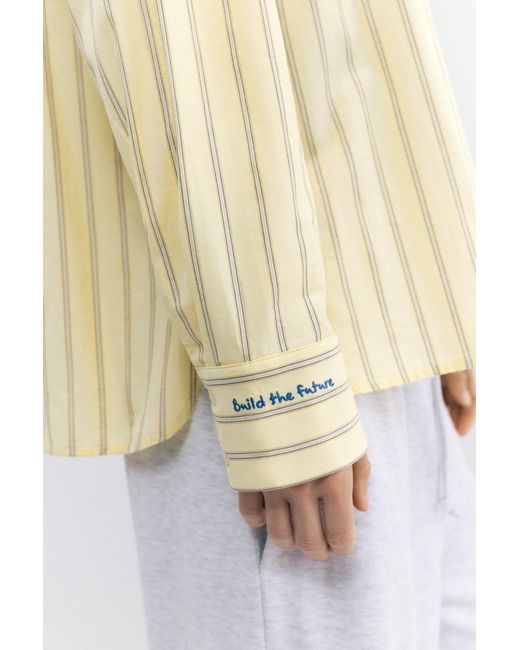 Pull&Bear Natural Striped Shirt