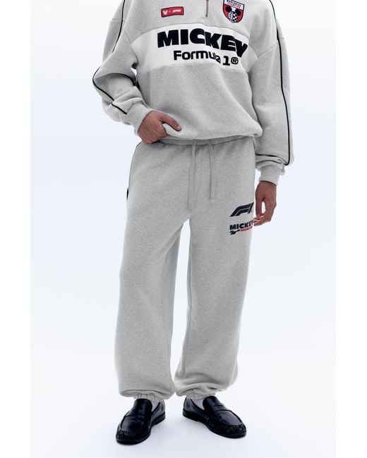 Pull&Bear Disney X F1 Joggingbroek in het Gray voor heren